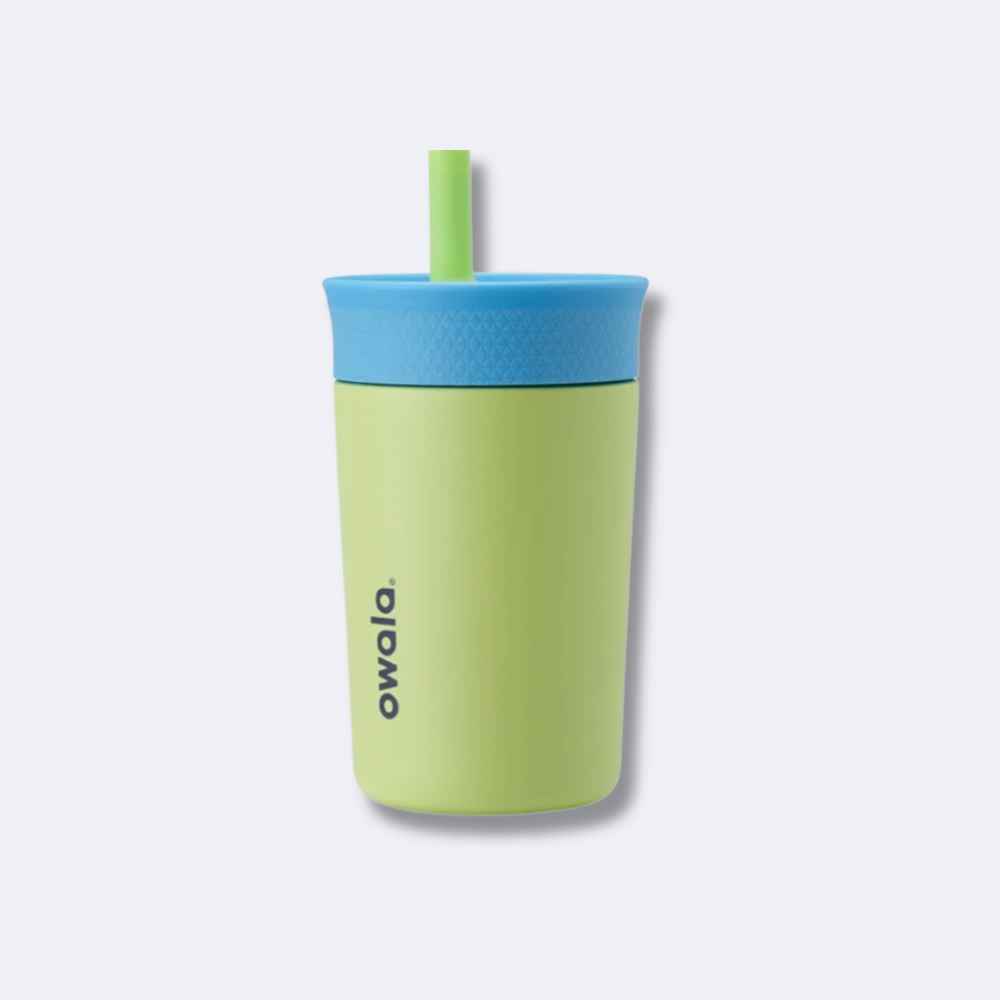 Compact Owala 12oz insulated bottle with leak-proof lid