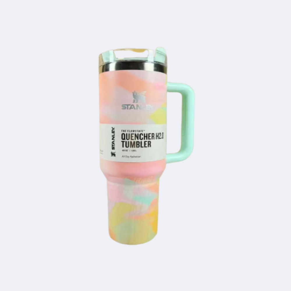 stanley tie dye pink 40oz