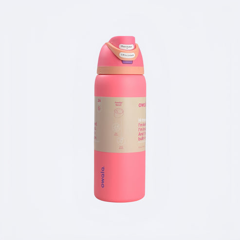 Owala FreeSip 32oz - Hyper Flamingo